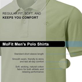 img 3 attached to 👕 MoFiz Collared T-Shirt Athletic X Large: Superior Comfort for Active Lifestyles"