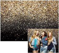 ✨ glamorous allenjoy 7x5ft gold glitter paint backdrop: perfect for captivating photography, magical golden bokeh spot & starry sky wedding, new year party decor, and stunning family portraits logo