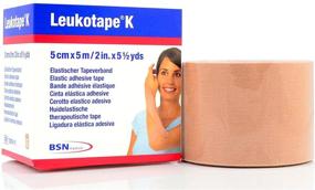 img 1 attached to 🌟 Leukotape K - 2" x 5.4 yd Roll Tan: Effective Therapeutic Kinesiology Tape