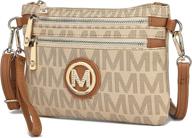 👜 mkf 2-в-1 сумки через плечо для женщин - комбинированная кошелек-ремешок: маленькая сумка-переноска из искусственной кожи с регулируемым ремешком логотип