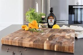 img 3 attached to 🧀 Pellholmen Collection Cutting Board - Elegant and Durable Board for Cheese Platters, Charcuterie, and Butcher Cutting - Exquisite Serving Board