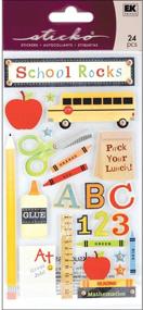img 2 attached to Multicolor Sticko 🎒 52-00376 School Rocks Stickers
