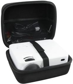 img 4 attached to 🧳 Protective Hard Travel Case for TOP Vision T21, H o m p o w T20, DBPOWER L12, RD820, PJ0711 Mini Projectors - Keep Your Projector Safe On the Go!