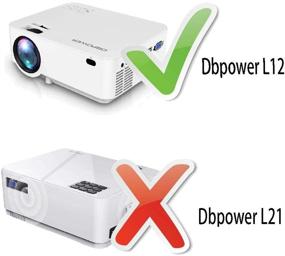 img 2 attached to 🧳 Protective Hard Travel Case for TOP Vision T21, H o m p o w T20, DBPOWER L12, RD820, PJ0711 Mini Projectors - Keep Your Projector Safe On the Go!