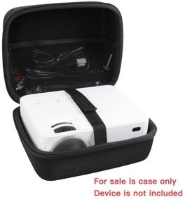 img 3 attached to 🧳 Protective Hard Travel Case for TOP Vision T21, H o m p o w T20, DBPOWER L12, RD820, PJ0711 Mini Projectors - Keep Your Projector Safe On the Go!