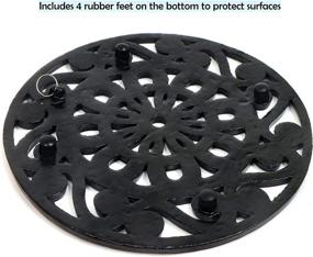 img 2 attached to Enhance Your Kitchen Décor with Trademark Innovations Decorative Metal Trivet