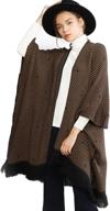 🧣 oversized pashmina cardigan sweater blanket for women - stylish accessories logo