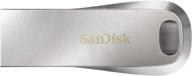 high-speed sandisk ultra luxe usb 3.1 flash drive (16gb) | model sdcz74-016g-g46 logo