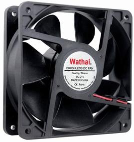 img 4 attached to Вентилятор охлаждения корпуса Wathai 120X120X38 мм 120 мм 24 В 2 контакта без щетки.