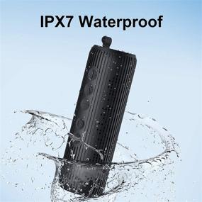 img 1 attached to Переносной беспроводной Bluetooth-динамик LEHII: водонепроницаемый IPX7 с DSP 10W Stereo Hi-Fi, зарядное устройство с батареей 5000 мАч, Bluetooth-динамик с внутренним и наружным освещением High Beam.