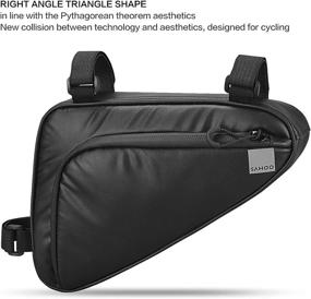 img 3 attached to 🚴 Bike Frame Bag Triangle Bag - Rhinowalk Under Top Tube Bag, Professional Bicycle Bag for Cycling Accessories (1.5L)