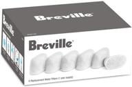 ☕️ breville bwf100 single cup brewer charcoal filters - white (replacement pack) logo