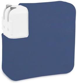 img 2 attached to 🔌 JRC Premium Charger Cover for MacBook 12 Inch A1534 & MacBook Air 13 Inch - Navy Blue