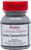 angelus collector leather paint cement logo