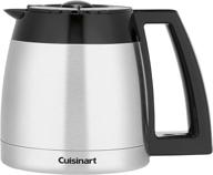 🍳 cuisinart dcc-2400rc: 12-cup stainless thermal carafe for dgb-900bc, dcc-2400 and dcc-2700 - black logo