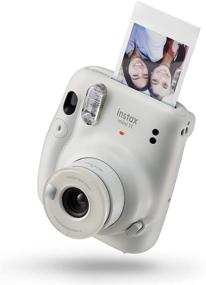 img 1 attached to Камера Fujifilm Instax Mini 11 - Ice White: улучшая ваш опыт мгновенной фотографии