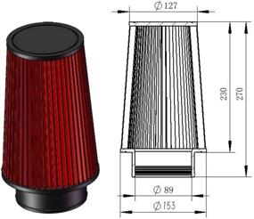 img 1 attached to Intake Filter Shield 2001 2004 Silverado Replacement Parts