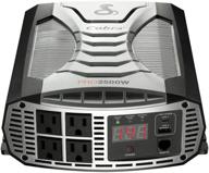 cobra pro 2500w professional grade power inverter: portable, 2500-watt car charger with remote control logo