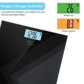 img 1 attached to Himaly Digital Body Weight Scale: Rechargeable, Step-On Technology, Backlit Display, 400Ibs/180kg Capacity