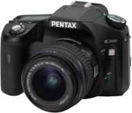 📷 pentax k200d 10.2mp dslr camera with shake reduction & 18-55mm f/3.5-5.6 lens logo