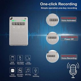img 3 attached to Voice Recorder Eoqo Activated Audio