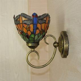 img 1 attached to FUMAT Tiffany Sconces Corridor Dragonfly