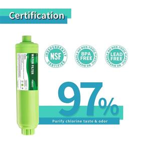 img 3 attached to 🚰 2 Pack RVMATE Marine Water Filters with KDF/GAC for Drinking Water and Garden Use - Reduce Flavor, Chlorine, and Bad Taste