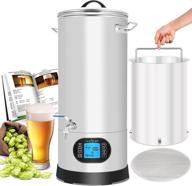 🍺 nutrichef pkbrktl150 all-in-one home beer brewing mash and boil device - 9 gallon 1600w max w/lcd display, programmable control system logo