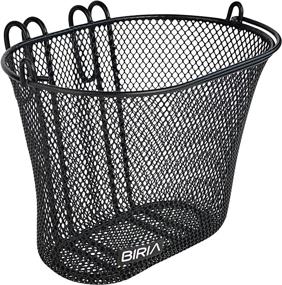 img 3 attached to Versatile Removable Black Wire Mesh 🚲 Basket with Hooks: Perfect for kids' bicycles