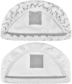 img 3 attached to 🧽 Bissell Steam Mop Pads 8pk: Replacement/Washable/Compatible with Bissell 1940/1440/1544/1806/2075 Series