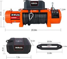 img 1 attached to X BULL Waterproof Synthetic Winch 13000 Capacity