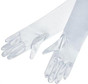 img 2 attached to 💍 DreamHigh Women's Wedding Finger Gloves: Stylish Accessories for Women's Special Occasions