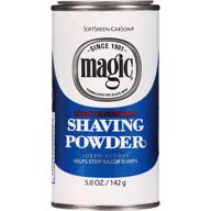 🪒 beauty enterprises magic regular strength shaving powder blue #15 - u/s magic shave pwd - 5oz size: an effective shaving powder logo