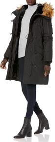 img 2 attached to 🧥 Luxe Alaska Long Down Parka for Women with Faux Fur Hood - S13