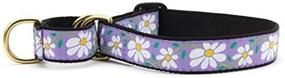 img 4 attached to 🌼 Stylish and Durable Up Country Daisy Martingale Dog Collar - Medium (12.5-20 Inches) - 1 inch width