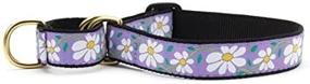 img 3 attached to 🌼 Stylish and Durable Up Country Daisy Martingale Dog Collar - Medium (12.5-20 Inches) - 1 inch width