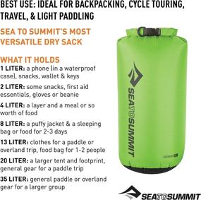 img 3 attached to 🌊 Premium Sea to Summit Lightweight Dry Sack: Versatile All-Purpose Dry Bag for Adventures