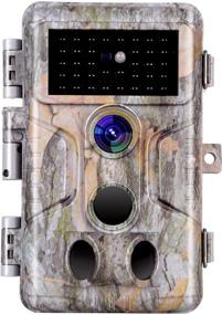 img 4 attached to 📷 BlazeVideo Camo Stealth Outdoor Game Trail Cameras: 24MP 1296P Video, 100ft Night Vision, No Flash, 0.1S Trigger, Motion Activated - for Wildlife Hunting & Backyard Security