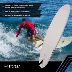 img 3 attached to 🏄 Koredry Victory Surfboard Cover - Longboard UV Protective & Abrasion Resistant Sleeve