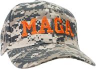 maga donald trump embroidered adjustable ballcap for adults - tropic hats logo