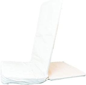 img 2 attached to 🪑 BackJack BJI Original BackJack -MADE IN USA- XL Natural Cotton Lightweight Floor Seating Chair for Gaming, Family, Parenting, Daycare, Back Support, Reading, Yoga, Meditation, Dorm