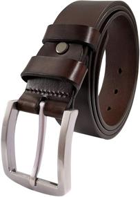img 4 attached to Ledamon Grain Leather Durable Genuine Men's Accessories