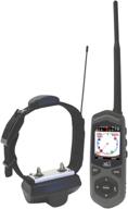 enhanced border patrol gps system and remote trainer for dogs - sleek black finish logo