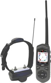 img 1 attached to Enhanced Border Patrol GPS System and Remote Trainer for Dogs - Sleek Black Finish