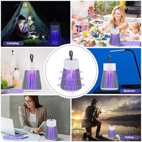 img 1 attached to 🦟 ELLASSAY Bug Zapper Indoor: LED Fly Trap, Electric Fly Zapper Indoor, Insect, Fly, Gnat, and Mosquito Killer - Super-Fast & Ideal for Indoor Fly Traps in Bedroom, Kitchen, Office