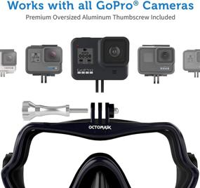 img 3 attached to 🤿 OCTOMASK - Frameless Dive Mask: Capture Underwater Adventures with GoPro Hero Cameras for Scuba Diving, Snorkeling, Freediving