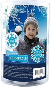img 3 attached to ❄️ Endless Indoor Snow Fun: 48 Pack of Snowballs for Kids Snow Fight!