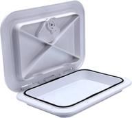 🔲 amarine made marine access hatch boat lid deck access hatch & lid 10-5/8" x 14-3/4" - white or black 270mmx375mm (white) логотип
