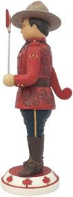 img 1 attached to 🍁 Enesco Jim Shore Heartwood Creek Canadian Mountie Nutcracker Figurine, 10.75 Inch, Multicolor - Christmas Around The World, On Guard for Thee