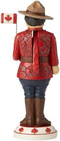 img 2 attached to 🍁 Enesco Jim Shore Heartwood Creek Canadian Mountie Nutcracker Figurine, 10.75 Inch, Multicolor - Christmas Around The World, On Guard for Thee